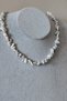 Certified Howlite Cracked Natural Stone Necklace