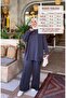 Modal Fabric Oversize Hijab Pants Suit Khaki - 2