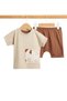 Plain Multicolor Short and T-Shirt