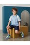 Colorblock Polo Collar T-Shirt