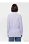 Lcw Modest Blue Striped Lace-Up Women's Shirt Tunic - 4
