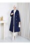 Linen Fabric Lined Araboy Women's Trench Coat - 2