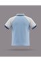 Colorblock Polo Collar T-Shirt - 4