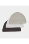 Plain Pack Of 3 Caps - 2