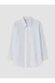 Lcw Everyday Blue Lace Detailed Striped Women's Shirt Tunic - 4