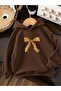 3 Yarn Combed Cotton Ribbon Printed Unisex Children's Hooded Sweat Ww3