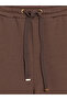 Lcwaikiki Basic Brown Elastic Waist Soft Touch Women's Shorts - 7