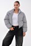 Women's Short Puffer Coat 265299 - - 2