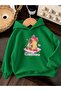 3 Yarn Combed Cotton Cappybara Printed Unisex Children's Hooded Sweatwear We1