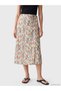 Lcwaikiki Classic Mixed Elastic Waist Floral Slit Skirt - 2