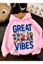 3 Yarn Combed Cotton Great Printed Unisex Children's Hooded Sweat Wq2