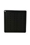 1 Piece Black Silicone Trivet 16X16 cm – Hot Pot Pan Mat Table Countertop Protector - 4