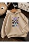 3 Yarn Combed Cotton K Pop Printed Unisex Children's Hooded Sweatshirt Ww5