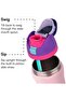 FreeSip Insulated Stainless Steel Water Bottle, 24 oz, Pink Hello Kitty Edition - 5