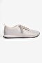 Women's Suede Sneaker with Stone Laces Mely Beige - 2