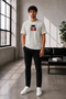 Unisex Oversize One Piece Monkey D. Luffy Embroidered Anime T-Shirt 100% Cotton - 2