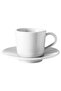 2 Piece Espresso Cup Set with Saucers White Color Cup Porcelain Volume: 60 ml Coffee Cup - 2