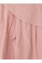 Lcw Kids Pink Wideleg Girls' Trousers with Tie Detail at the Waist - 2