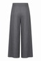 Pile Detailed High Waist Wide Leg Pants - 2