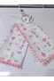 100% Cotton . Double-Layer Muslin Baby with Pompom on the Edge Patterned Si Blanket - 4