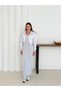 Women's 2-Piece Winter Dress Set Strappy Stretchy Knitwear Long Dress 3 Yarns Ruched Hooded Double Pocket Crop Cardigan - 4