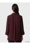 Lcw Studio Burgundy Shirt Collar Buttoned Women's Tunic - 4