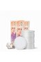 Cotton Wet Make‑Up Pads 210 Count, Pre‑Moistened Lint‑Free Cotton Pads for Makeup Removal & Facial Cleansing - (Round, Resealable Packs, 3 x 70)