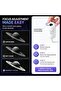 2-in-1 Galaxy Projector Night Light,USB Portable Starry Sky Night Light Projector for Bedroom,Adjustable Brightness 360° Rotating Design,Mini LED Nightlight Wall Lamp for Adults and Kids - 3