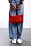 Red Edinburgh Suede Bag 8000 - 2