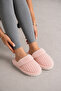 Women's Plush House Slippers Closed Toe Open Heel Warm Soft Sole Winter Slippers Stc1343 - 3