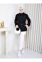 Linen Fabric Stand Collar Double Breasted Women's Trench Coat - 7