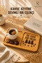 3 Cats 1 Wish 2 Compartments Laser-Engraved Bamboo Coffee Presentation Stand - 3