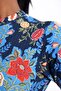Blue Patterned Bodysuit - 6