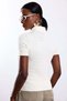 Ecru Hair Knitted Short Sleeve Knitwear 5459 - 6
