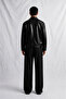 New Now Men's Black Premium Zippered, Pocketed, Modern Cut Leather Jacket - 6