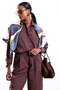 Burgundy Kali Poplin Shirt - 2