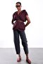 Plum Belted Knitwear Vest - 4