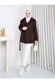Linen Fabric Stand Collar Double Breasted Women's Trench Coat - 2