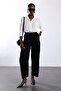 Black Palazzo Cut Pants 500 - 2