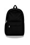 Unisex Unprinted Backpack, Plain Black School Bag