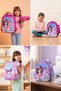 14 Inch Pretty Heart School Bag For 4-7 Years, Printed Backpack Bags, Lightweight With Pencil Pouch, Washable, Bag For Kids, Girls - 7