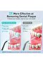 Intelligent 2-in-1 Water Flosser & Electric Toothbrush Kit – 320ml Large Capacity Detachable Tank, 4 Modes, High-Frequency Pulse 1800-2000/min, 1 Week Battery, Nylon Soft-Bristle Brush Heads, 4 N - 6