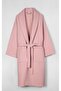 Waffle Bathrobe, 100% Cotton Waffle Pique Bathrobe, Quick-Dry High Water Absorbent Soft Bathrobes, Luxury Shawl Collar Unisex Style Bathrobe for Men and Women, Home1961