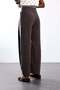 Brown Palazzo Cut Trousers 500 - 4
