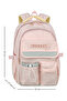 Black Multi-Compartment Ergonomic Waterproof Orthopedic School Backpack Primary and Secondary School Bag with Wallet Gift - 2