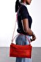 Red Edinburgh Suede Bag 8000 - 3
