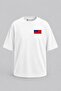 Oversize Samoa Flag Pocket Printed Unisex T-Shirt