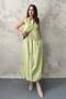 Olive poplin vest and skirt set - 2