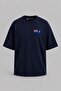 Oversize Saint Helena, Ascension and Tristan Da Cunha Flag Pocket Printed Unisex T-Shirt