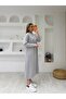 Modal Textured Long Sleeve Dress - 2